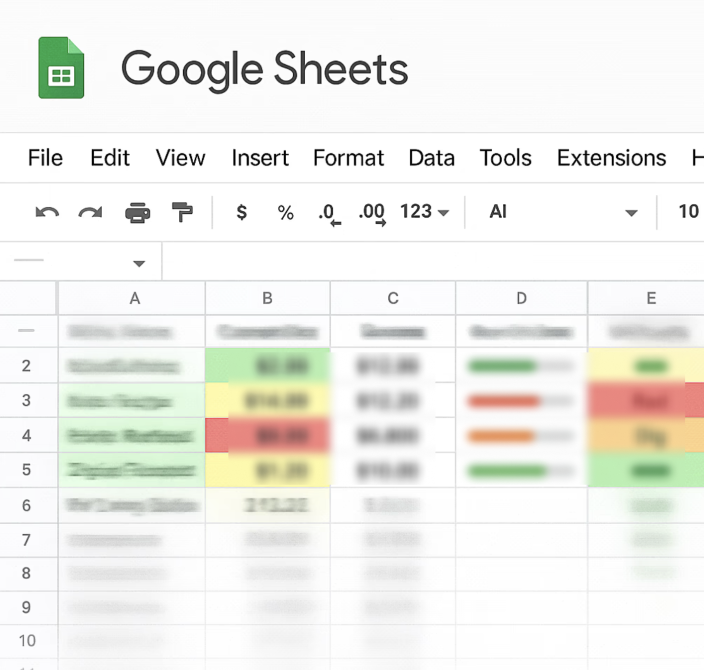 60 overených PDF tém v Google Sheets